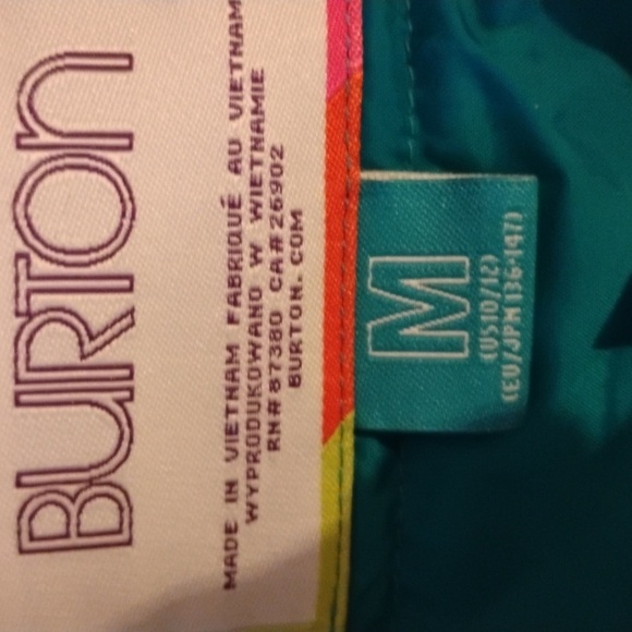 Burton size medium ( 10/12)   Dryride Jacket. - Picture 9 of 12
